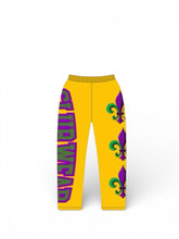 Load image into Gallery viewer, Yellow Mardi Gras 26 Pants