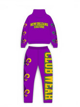 Load image into Gallery viewer, Purple Mardi Gras 26 Pants
